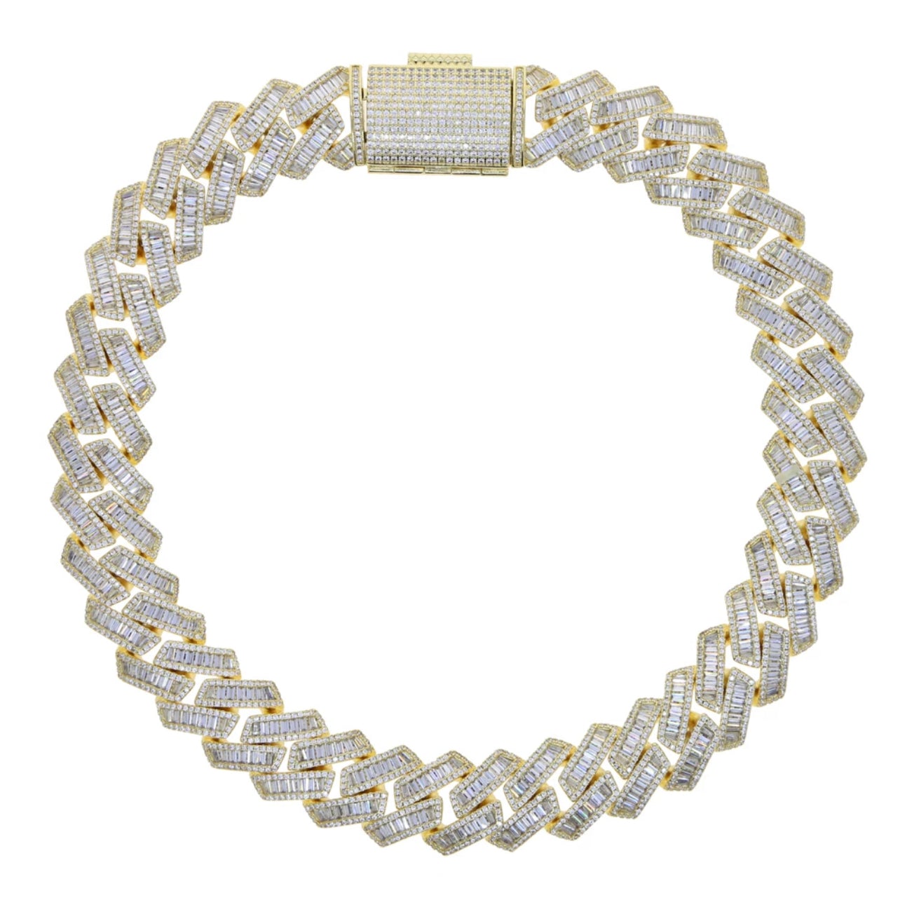 Galaxy Rectangle Cuban Link Set