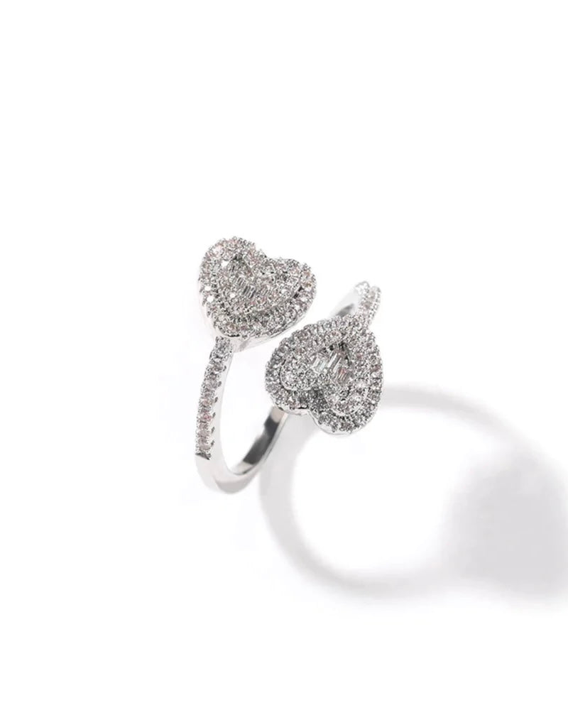 Double Heart Ring