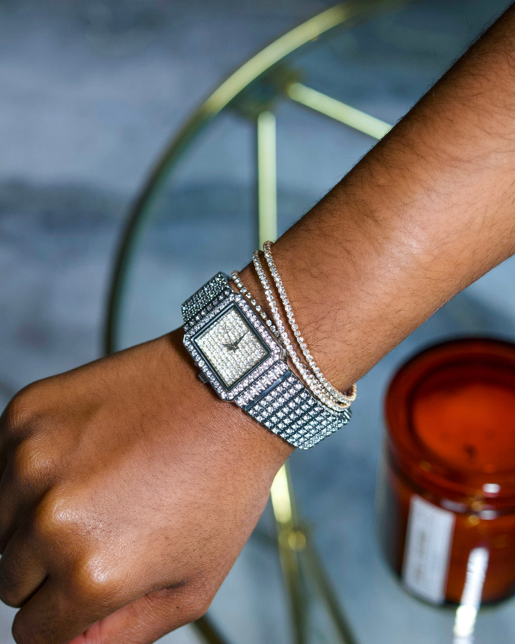 VVS Diamond Square Watch