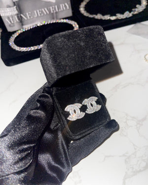 Iced CC Earrings