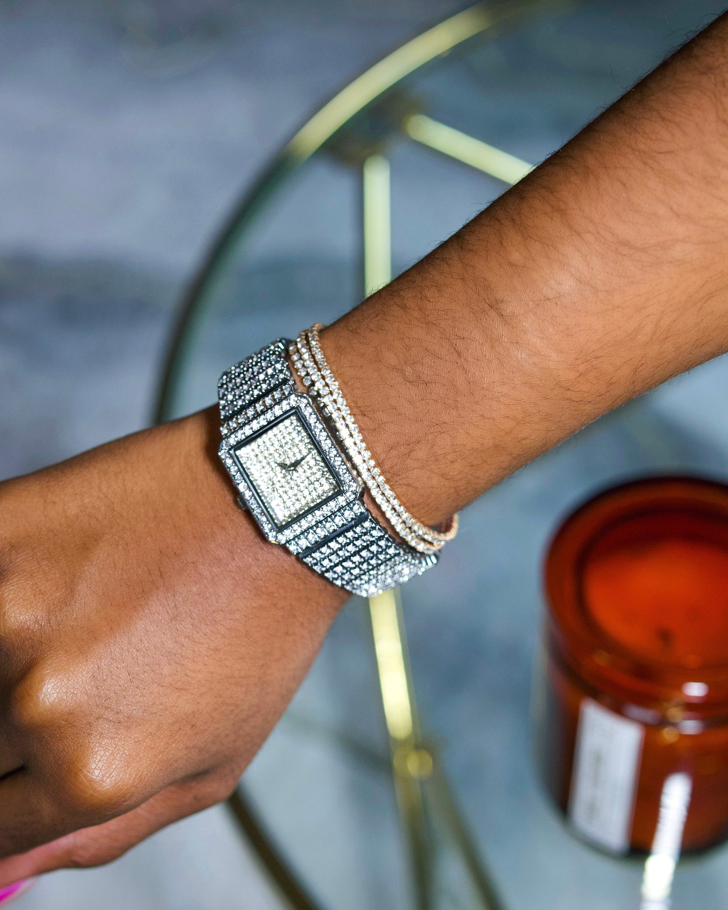 VVS Diamond Square Watch