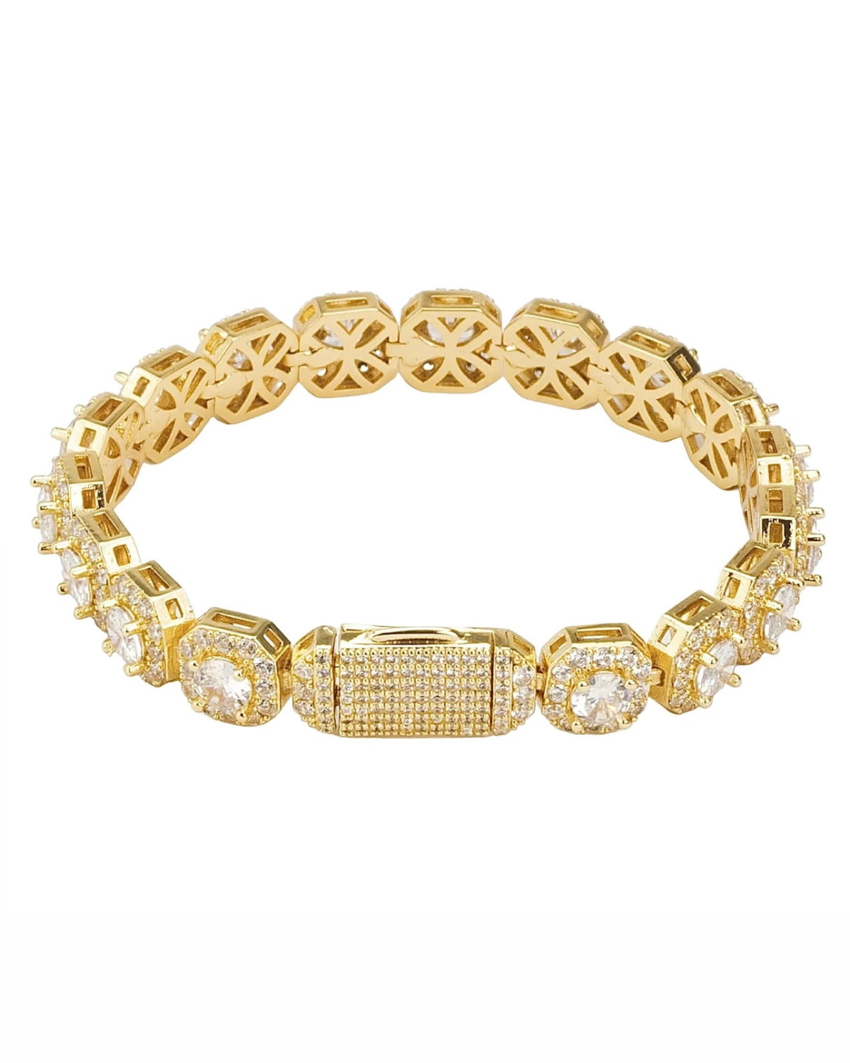 Baguette Clustered Bracelet