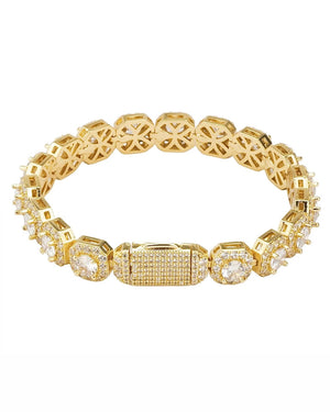 Baguette Clustered Bracelet