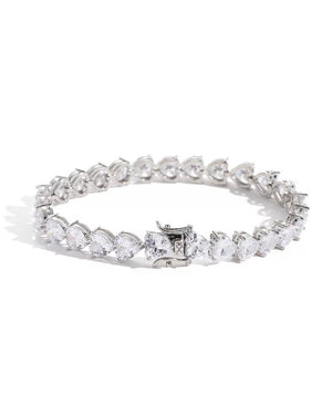 Iced Out Heart Bracelet