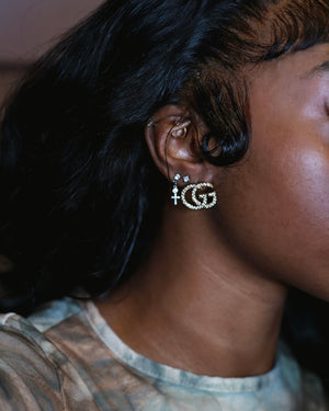 Iced Gucci Earrings