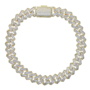 Icy Heavy Rectangle Cuban Link Chain