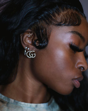 Iced Gucci Earrings