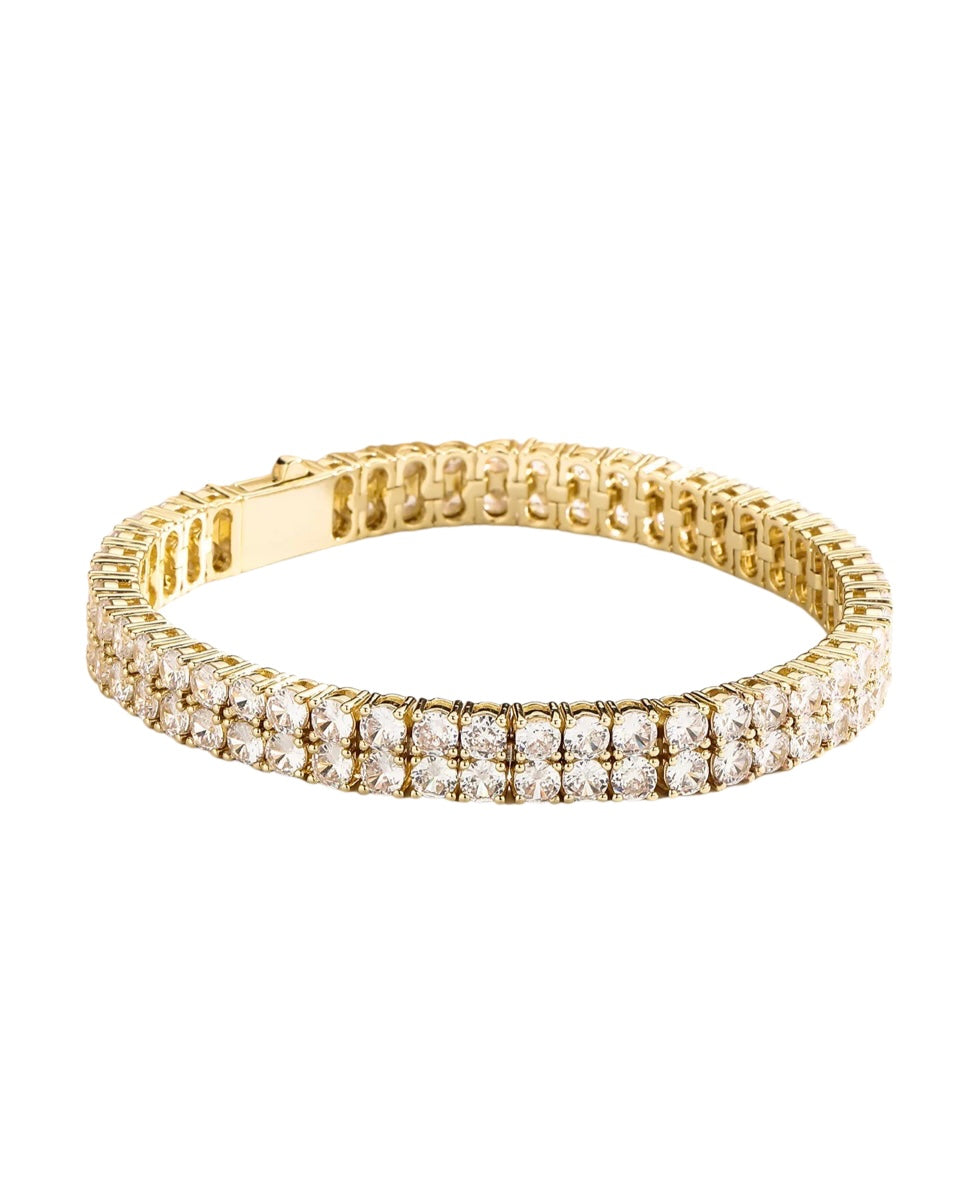 Double Layer Tennis Bracelet